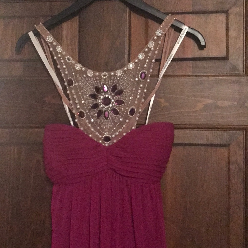 Fuchsia Gown From David’s Bridal. - image 2